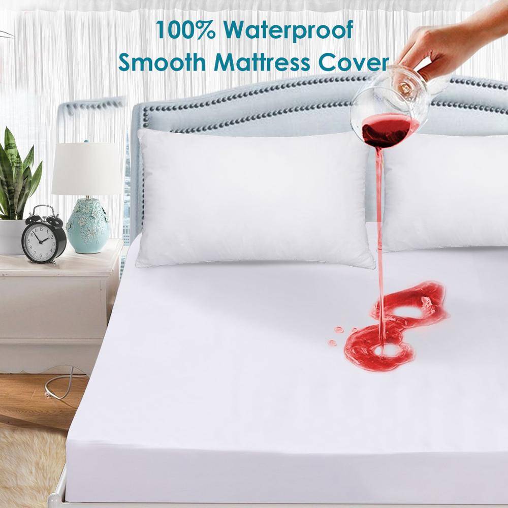 Protetor de colchão impermeável, disponível para camas de diversos tamanhos como disponível para camas de tamanhos comuns, como 160×200 e 180 x 200.