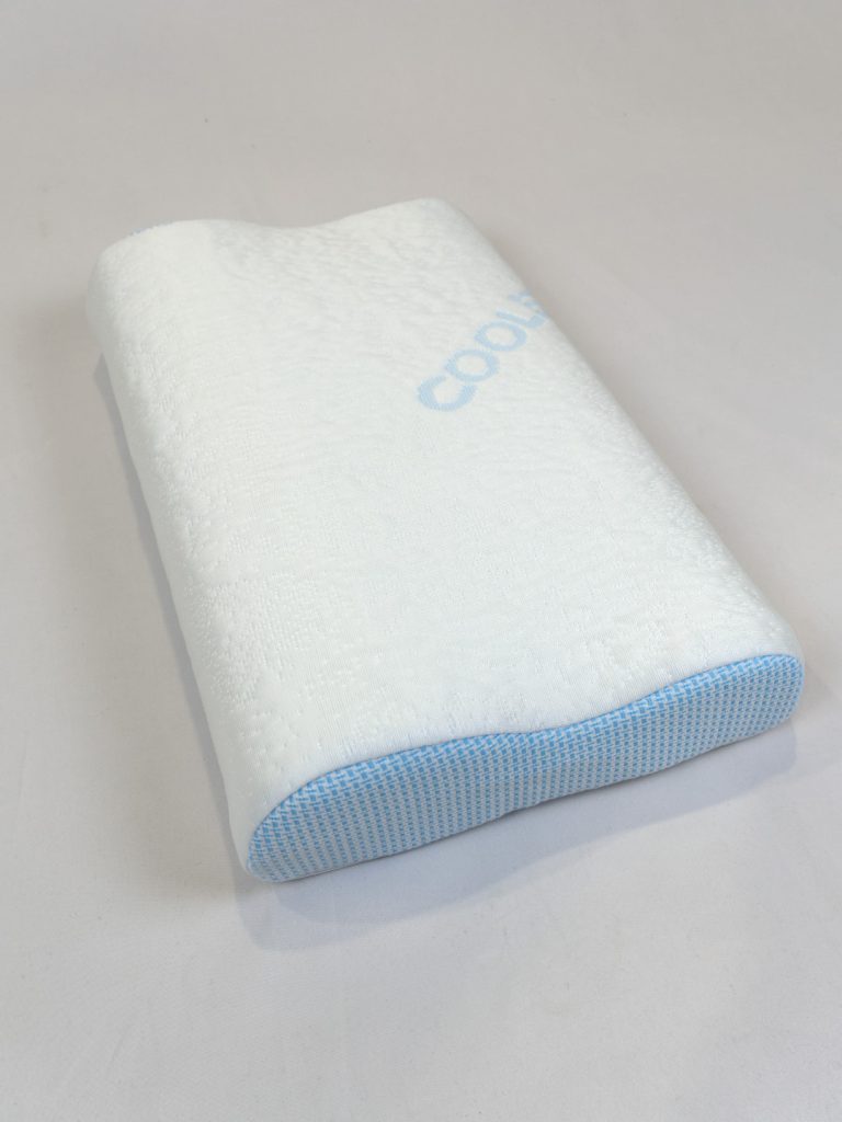 Almofada ortopédica fresca LeCamaleon vista de cima.