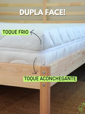 Housse froide pour matelas avec fermeture éclair